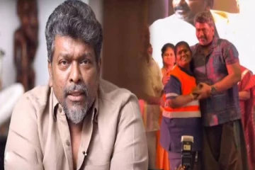 பத்மாவுக்கு பாத பூஜை செய்த நடிகர் பார்த்திபன்