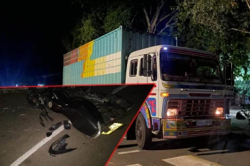 விபத்தில் இளைஞரொருவர் படுகாயம் : சத்திர சிகிச்சையில் கால்கள் துண்டிப்பு (Photos)