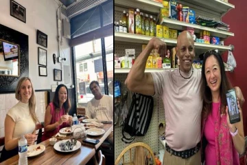 புலம்பெயர் இலங்கையர்களை சந்தித்த ஜூலி சங்