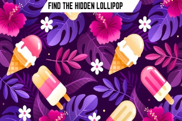 Optical illusion: கொடுக்கப்பட்டுள்ள இந்த படத்தில் 'லாலிபாப்' எங்கே மறைந்துள்ளது?