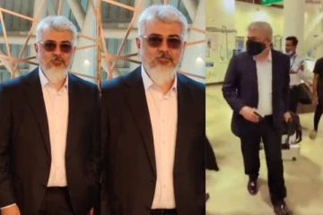 செம ஸ்டைலிஷ்ஷாக கோட் சூட்டில் ஏர்போர்ட் வந்த அஜித்- லேட்டஸ்ட் வீடியோ
