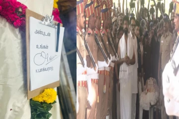 முழு அரசு மரியாதையுடன் பாக்யராஜின் இறுதிப்பயணம்