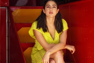 சாரா அலி ஷார்ட் உடையில் கவர்ச்சி போட்டோஷூட்