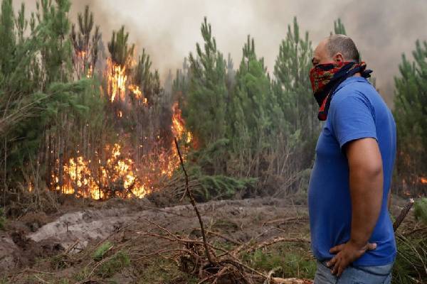 ஸ்பெயினில் ஏற்பட்ட காட்டுத்தீ ; அச்சத்தில் மக்கள் | Wildfires In Spain People In Fear