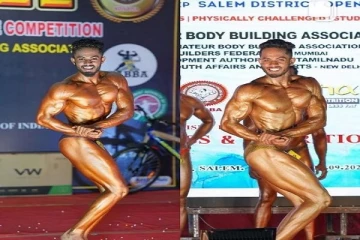 மேடையேறுவதற்கு சில நிமிடங்களுக்கு முன்பு திடீரென மயங்கிய இளைஞர்! ஆணழகன் போட்டியில் சோகம்