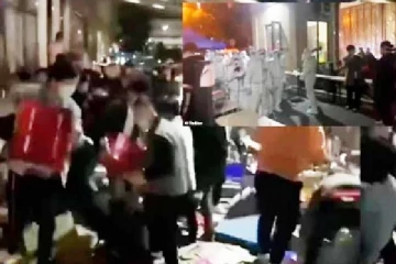 ஊரடங்கால்  உணவு பொருள்களை திருடி செல்லும் சீன மக்கள்!