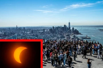 சூரிய கிரகணத்தால் இருளில் முழ்கிய நாடுகள்: சில அபூர்வக் காட்சிகள்