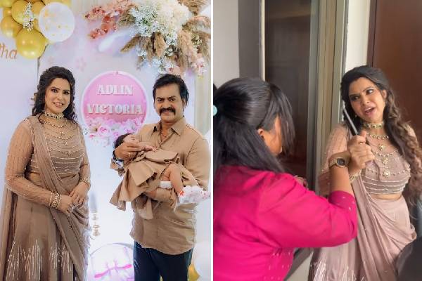 வடிவேலு காமெடியை ரீகிரியேட் செய்த ரெடின் கிங்ஸ்லி மனைவி ... வைராலாகும் காணொளி! | Redin Kingsley Sangeetha News Post Goes Viral