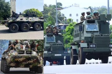 இராணுவ மயமாகும் சிறிலங்கா - போர்க்கால அடிப்படையில் சுற்றுக்காவல் (Photos)