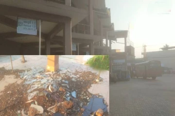 கல்முனையில் உள்ள பஸ் தரிப்பு நிலையத்தின் அவல நிலை: முகம் சுழிக்கும் மக்கள்
