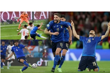 யூரோ கால்பந்து! இறுதிப் போட்டிக்கு முதல் அணியாக நுழைந்த இத்தாலி: பெனால்டி ஷூட்டில் அபார வெற்றி