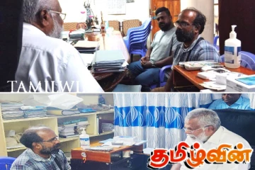 முருகன் - டக்ளஸ் தேவானந்தா இடையே சிநேகபூர்வ சந்திப்பு