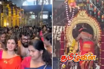 164 ஆண்டுகள் பழமையான தேர் உற்சவத்தில் கலந்து கொண்ட தென்னிந்திய நடிகை!