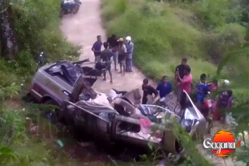 රියදුරාට නින්ද ගිහින් බිහිසුණු අනතුරක්