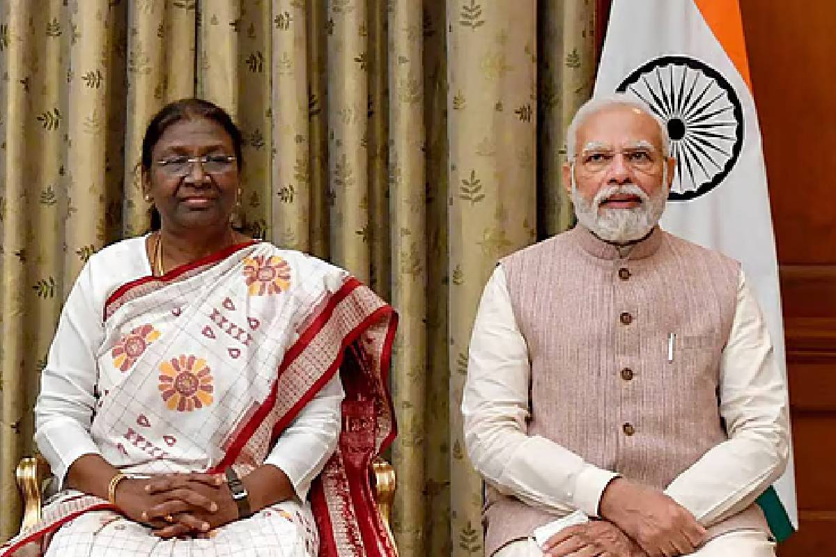 பிரதமர் மோடியின் சாதனையைப் பாராட்டிய குடியரசுத் தலைவர் முர்மு - வாழ்த்து கடிதம் | President Murmu Writes Letter To Pm Modi