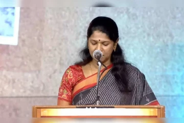 விழா மேடையில் கண்கலங்கிய கனிமொழி - நெகிழ்ச்சியடைந்த திமுக தொண்டர்கள்