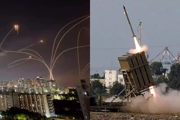 இஸ்ரேலின் முதன்மை பாதுகாப்பான “அயர்ன் டோமில்” செயல்பாட்டு குளறுபடி: டெல் அவிவ் நகரை தாக்கிய ஏவுகணைகள்