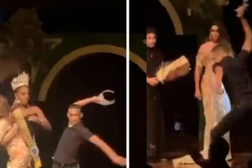 அழகிப் போட்டியில் மனைவிக்காக கணவன் செய்த மோசமான செயல்: வைரலாகும் வீடியோ