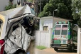 யாழில் நேர்ந்த கோர விபத்து ; காரும் ஜே.சி.பியும் மோதி ஒருவர் படுகாயம்