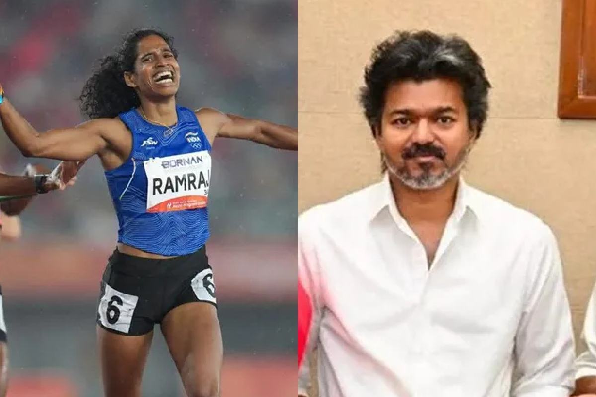 3 பதக்கங்களை வென்ற தமிழக வீராங்கனை - முதலமைச்சர் விஜய்யின் அறிவிப்பு | Vithya Ramraj Breaks Pt Usha S 42 Year Old Record 3 பதக்கங்களை வென்ற தமிழக வீராங்கனை - முதலமைச்சர் விஜய்யின் அறிவிப்பு | Vithya Ramraj Breaks Pt Usha S 42 Year Old Record