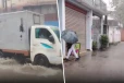 கடும் மழையால் ஹட்டன் நகரின் பிரதான வீதிகள் நீரில் மூழ்கின