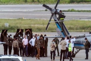 கொலம்பிய ஜனாதிபதியின்  ஹெலிக்கொப்டரை இலக்குவைத்து  தாக்குதல்