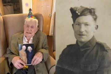 25 வயதில் இரண்டாம் உலகப்போரில் சண்டை: பிரித்தானியாவின் மிக வயதான நபருக்கு.,பிறந்தநாளில் கௌரவம்