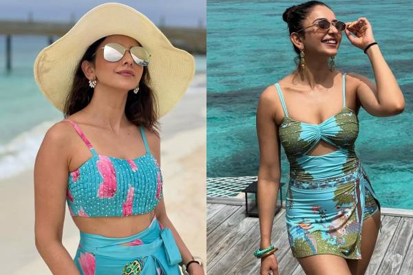 வித்தியாசமான ஆடையில் மாஸ் போஸ்!! நடிகை ரகுல் ப்ரீத் சிங் புகைப்படங்கள்.. | Indian Actress Rakul Preet Singh Recent Photoshoot