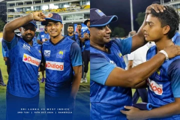 හැමෝම වුණු දුනිත්ට කෝච් සනත්ගෙන් ලැබුණු සුබ පැතුම.(PHOTOS)