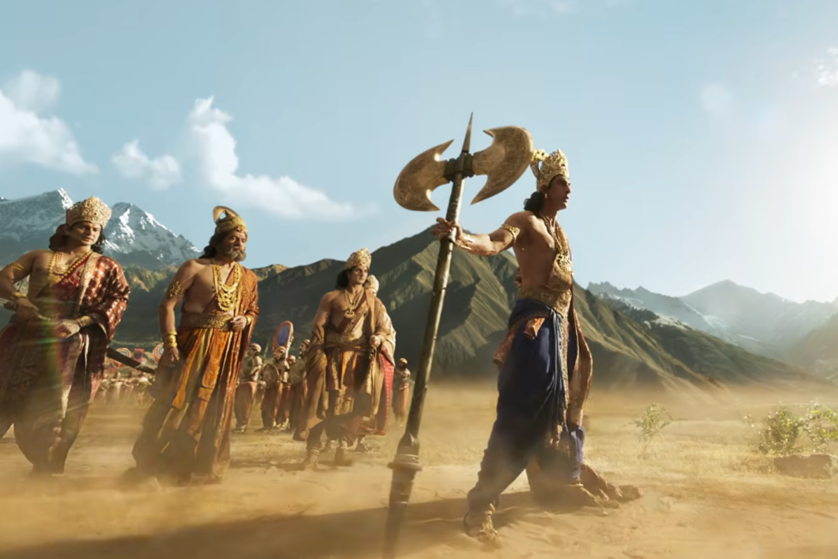 2000 கோடி பட்ஜெட்டில் உருவாகும் ராமாயணா படத்தின் டீசர்.. மிரளவைக்கும் பிரம்மாண்ட காட்சிகள்.. | Namit Malhotras Ramayana Movie Rama Tesar