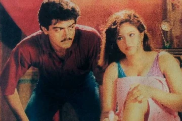 நான் அஜித்தை அப்படியே பார்த்துக் கொண்டிருப்பேன்... நடிகை மந்த்ரா