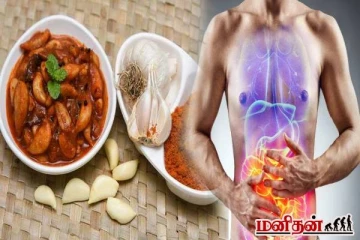 செரிமான பிரச்சினைகளுக்கு தீர்வு கொடுக்கும் பூண்டு ஊறுகாய்... இப்படி செய்து அசத்துங்க!