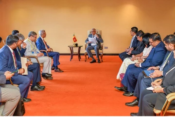 நேபாள பிரதமரைச் சந்தித்த ரணில்: இந்திய வெளிவிவகார அமைச்சருடனும் பேச்சு