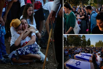 இஸ்ரேலில் கொல்லப்பட்ட பிரித்தானிய தாய்க்கும் மகள்களுக்கும் பிரியாவிடை... கண்ணீர் விட்டுக் கதறும் உறவினர்களும் நண்பர்களும்