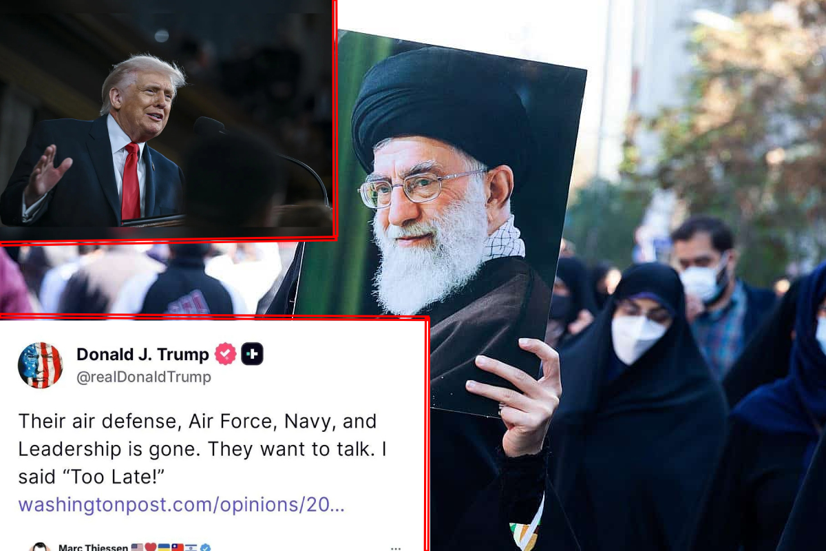 ஈரான் பேச விரும்புகிறது; ஆனால் மிகவும் தாமதமான கோரிக்கை ; ட்ரம்ப் பதிவு | Iran Wants To Talk Trump Makes A Very Late Request ஈரான் பேச விரும்புகிறது; ஆனால் மிகவும் தாமதமான கோரிக்கை ; ட்ரம்ப் பதிவு | Iran Wants To Talk Trump Makes A Very Late Request