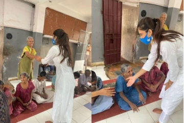 ஆதரவற்றவர்களுடன் பிறந்த நாளை கொண்டாடிய பிரபல நடிகை! குவியும் பாராட்டு