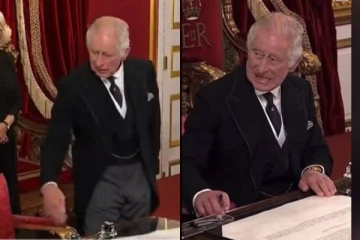 பதவி பிரகடன விழாவில் முகம் சுழித்த மன்னர் மூன்றாம் சார்லஸ்: வைரல் வீடியோ