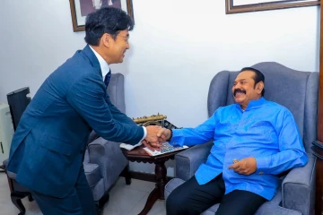 முன்னாள் ஜனாதிபதி மகிந்தவைச் சந்தித்த தென்கொரிய முன்னாள் தூதுவர்