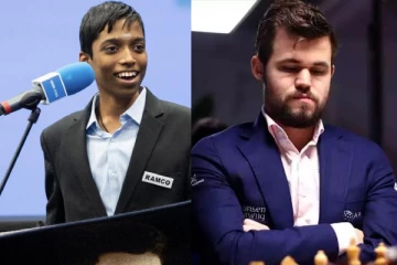 உலகக்கோப்பை செஸ் போட்டியில் கடுமையாக நெருக்கடி கொடுத்த பிரக்ஞானந்தா! சாம்பியன் பட்டம் வென்ற கார்ல்சன்