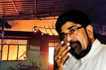 கெஹலிய ரம்புக்வெல்லவின் இல்லத்திற்கு தீ வைத்த சம்பவம் தொடர்பில் மூவர் கைது!