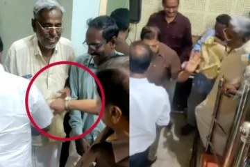 மீண்டும் மீண்டுமா..? ரசிகர் போர்த்த வந்த சால்வை - வீசிய எறிந்த சிவக்குமார்.!