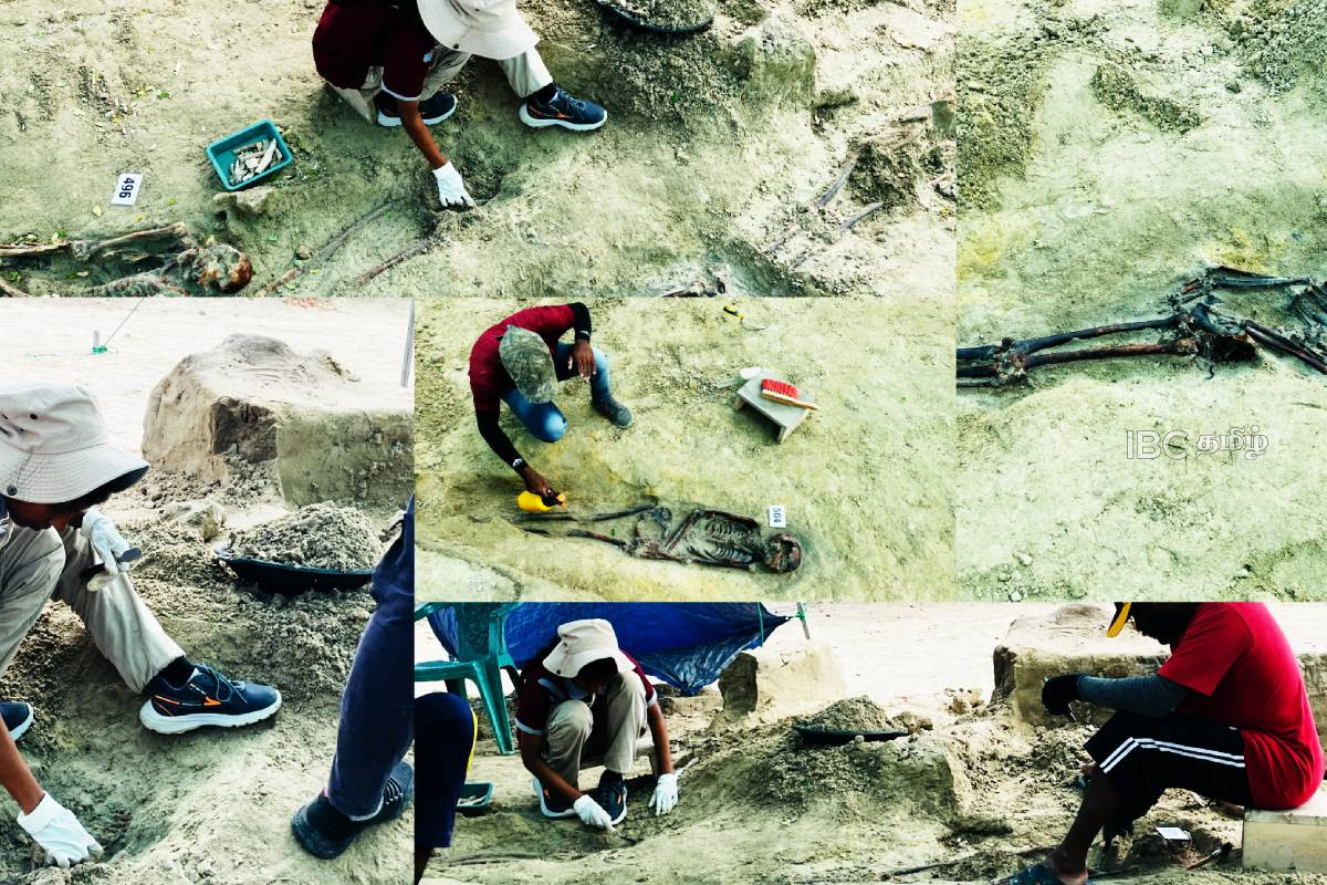 100 நாட்களைக் கடந்த செம்மணி மனித புதைகுழி அகழ்வு! | Chemmani Mass Grave Over 500 Skeleton Found 100 நாட்களைக் கடந்த செம்மணி மனித புதைகுழி அகழ்வு! | Chemmani Mass Grave Over 500 Skeleton Found