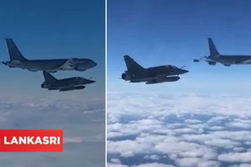 பிரான்ஸ் இராணுவ விமானங்களை விரட்டியடித்த ரஷ்ய போர் விமானங்கள்!