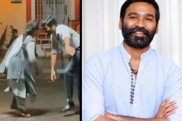 பிரபல நடிகையுடன் நடுரோட்டில் ரொமாண்டிக் ஆட்டம் போடும் தனுஷ்! லீக்கான வீடியோ..