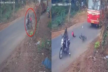 ‘தப்பிச்சோம்டா சாமி’ - கோர விபத்திலிருந்து சிறுவன் நூலிழையில் உயிர் தப்பிக்கும் காட்சிகள் வைரல்