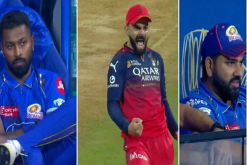 சோகத்தில் இருந்த ரோஹித் சர்மா; ஆக்ரோஷமாக கொண்டாடிய கோலி - வைரலாகும் வீடியோ