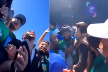 தோற்ற பாகிஸ்தான்..மைதானத்திற்கு வெளியே....பாகிஸ்தான் ரசிகர்களின் செயலை கவனச்சிங்களா?