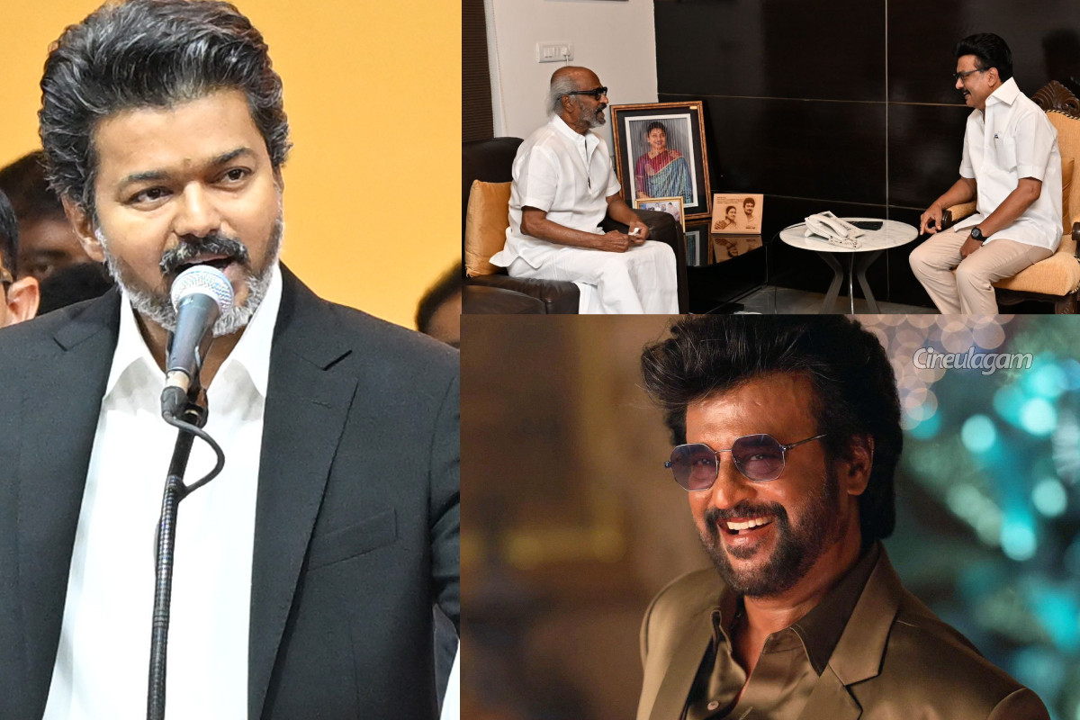 விஜய் பதவி ஏற்க கூடாது என செயல்பட்டாரா ரஜினி? சர்ச்சைக்கு அவரது மேனேஜர் விளக்கம் | Rajinikanth Manager Riaz On Superstar Meet Stalin
