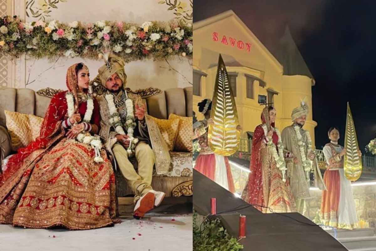 குல்தீப் யாதவ் - வன்ஷிகா தம்பதி திருமணம் : நட்சத்திர ஹோட்டலில் நடைபெற்ற கோலாகலம் | Indian Cricketer Kuldeep Yadhav Wedding Videos குல்தீப் யாதவ் - வன்ஷிகா தம்பதி திருமணம் : நட்சத்திர ஹோட்டலில் நடைபெற்ற கோலாகலம் | Indian Cricketer Kuldeep Yadhav Wedding Videos