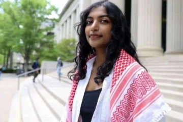 பலஸ்தீனுக்கு ஆதரவாக பேச்சு ; பட்டமளிப்பு விழாவில் பங்கேற்க மாணவிக்குத் தடை